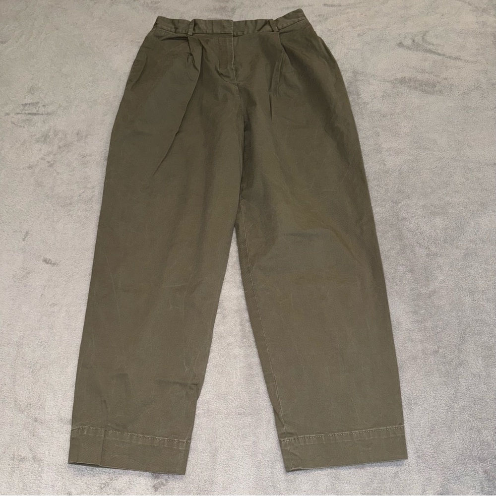 Theory Women’s Green Olive Trousers/Chino/ Straight pants